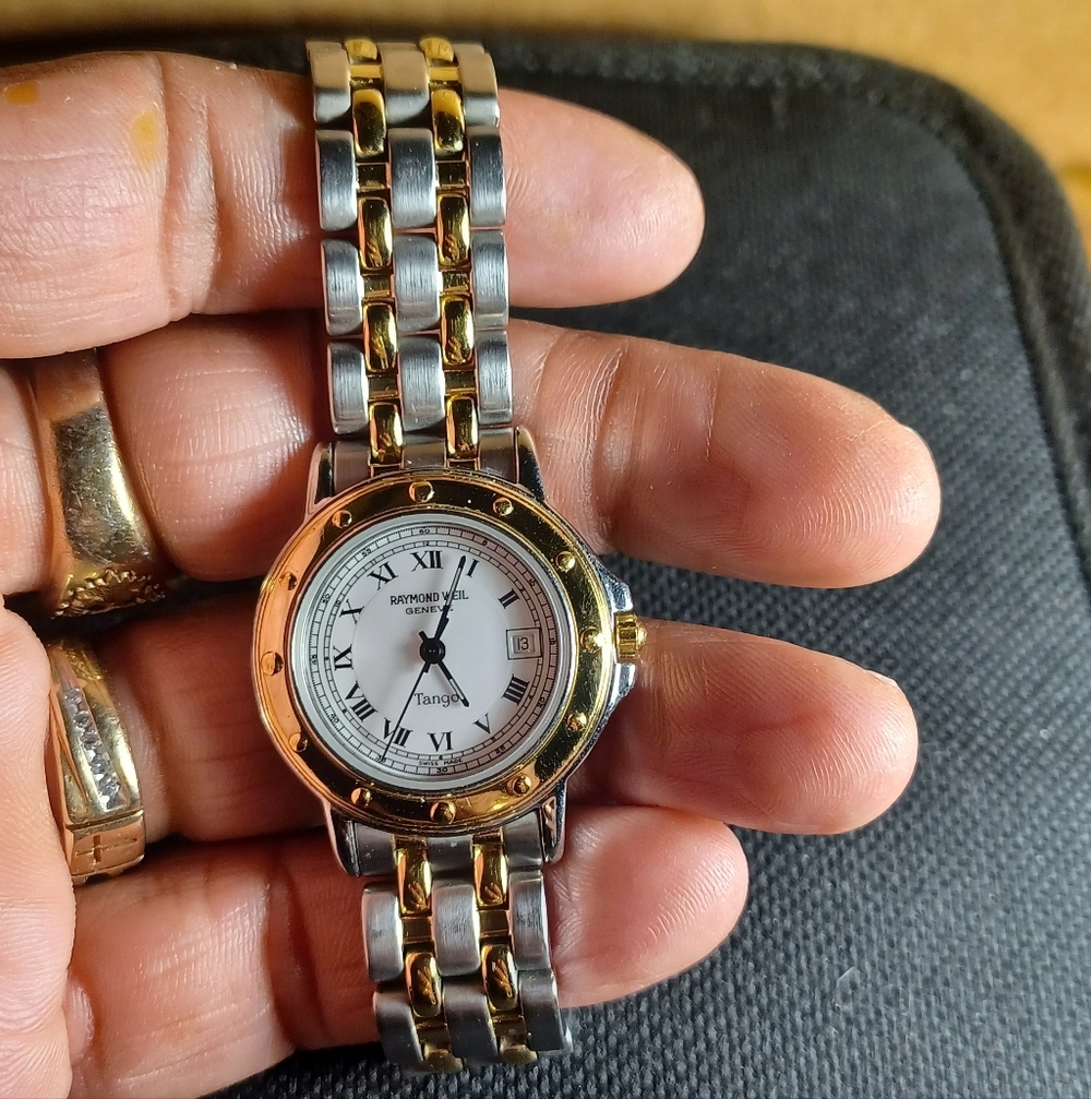 Raymond Weil Geneve Tango Swiss Quartz Watch Sapphire Crystal ExcellentCondition